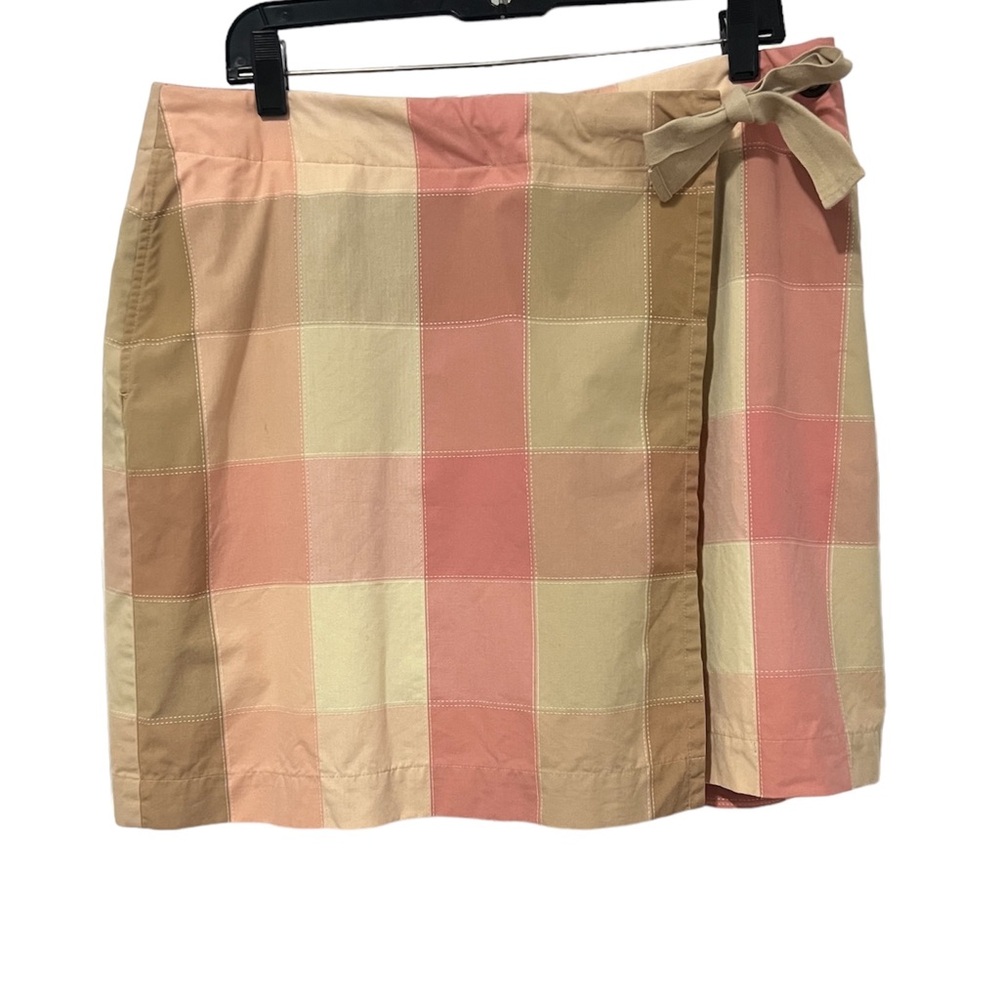 90’s Plaid Pink/Nude Liz Golf by Liz Claiborne Athleisure/Golf Skort (Size 14)